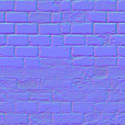 Seamless Textures of Wall Bricks + Normal & Bump Mapping